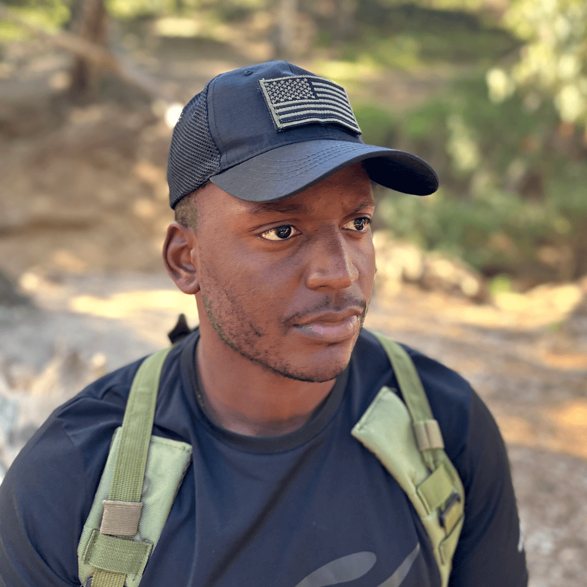 Customizable Tactical Patch Hat with Adjustable Strap: Black or Green - Wander Together Outfitters