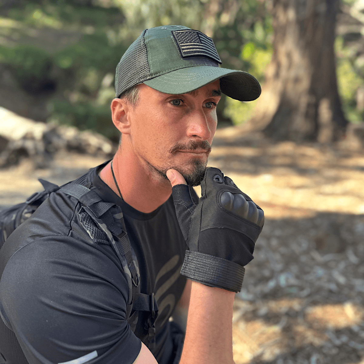 Customizable Tactical Patch Hat with Adjustable Strap: Black or Green - Wander Together Outfitters