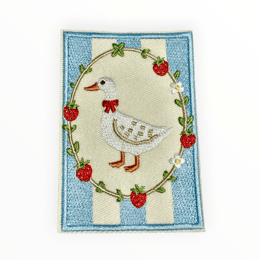 Cute Goose Iron On Patch - Wander Together Outfitters
