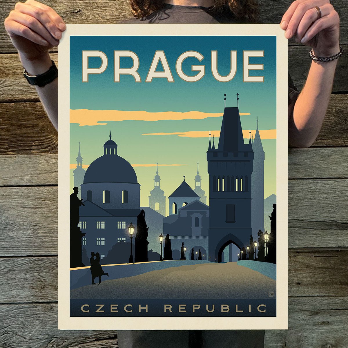 Czech Republic: Prague (World Travel) Art Print - Wander Together Outfitters