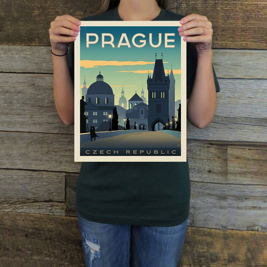 Czech Republic: Prague (World Travel) Art Print - Wander Together Outfitters