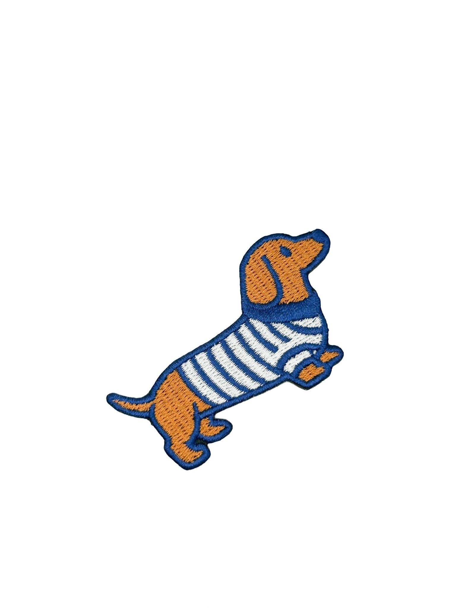 Dachshund Embroidered Patch Dog in Sweater Patch - Wander Together Outfitters