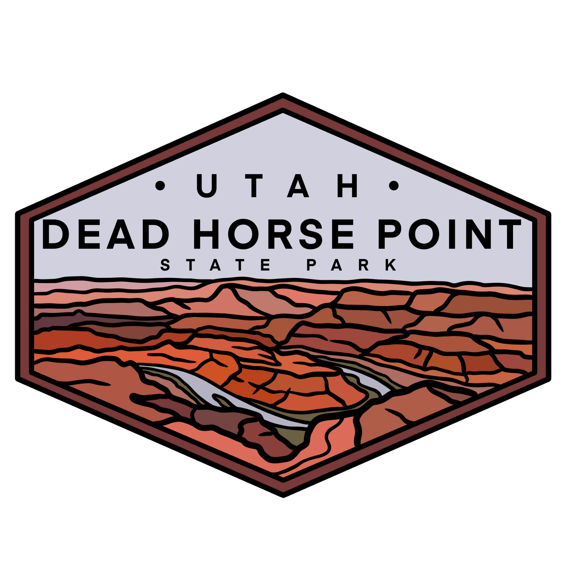 Dead Horse Point State Park Vinyl Sticker - Wander Together Outfitters
