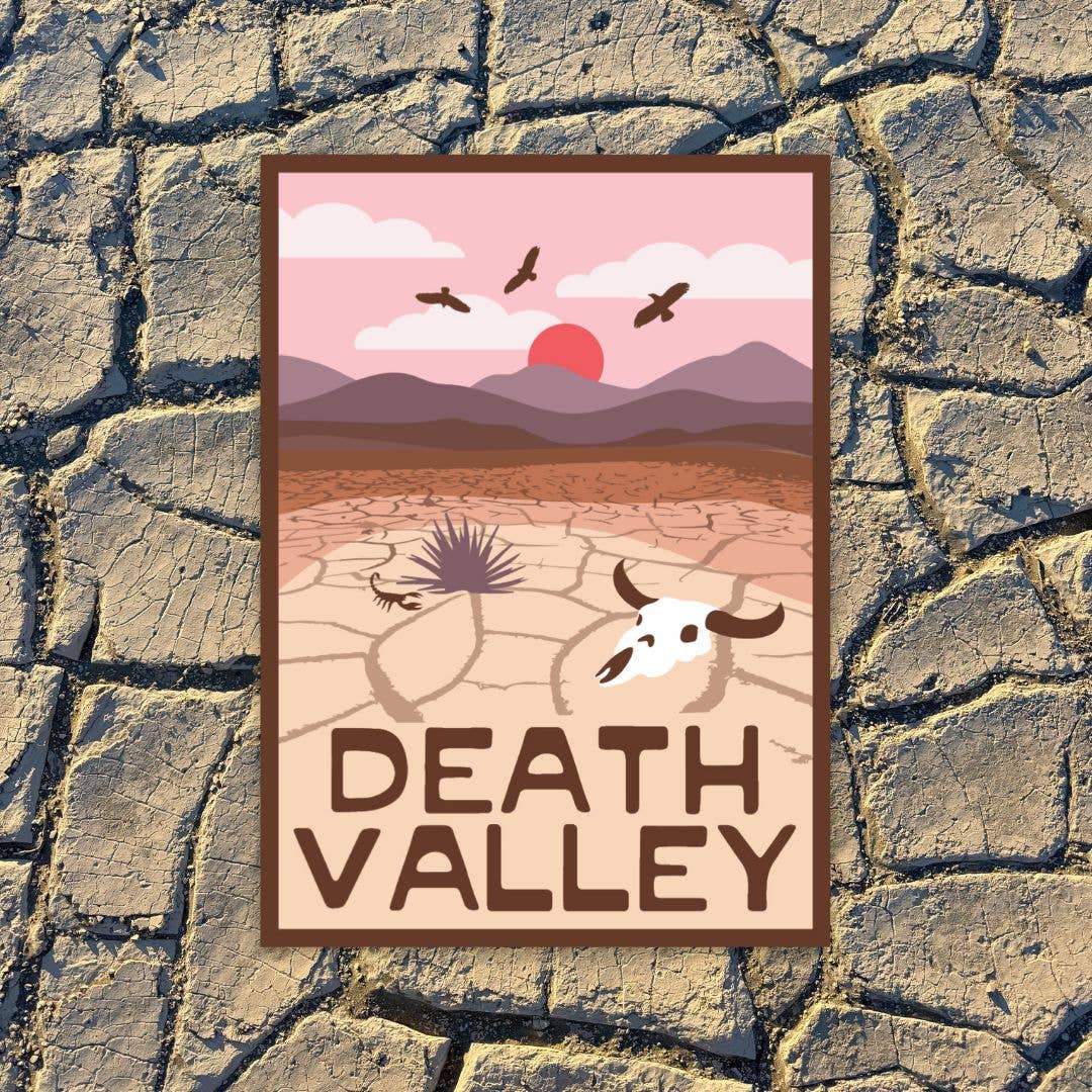 Death Valley Vinyl Sticker - Wander Together Outfitters