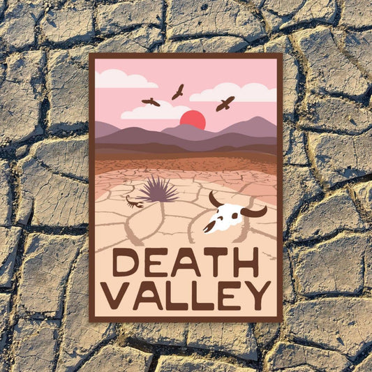Death Valley Vinyl Sticker - Wander Together Outfitters