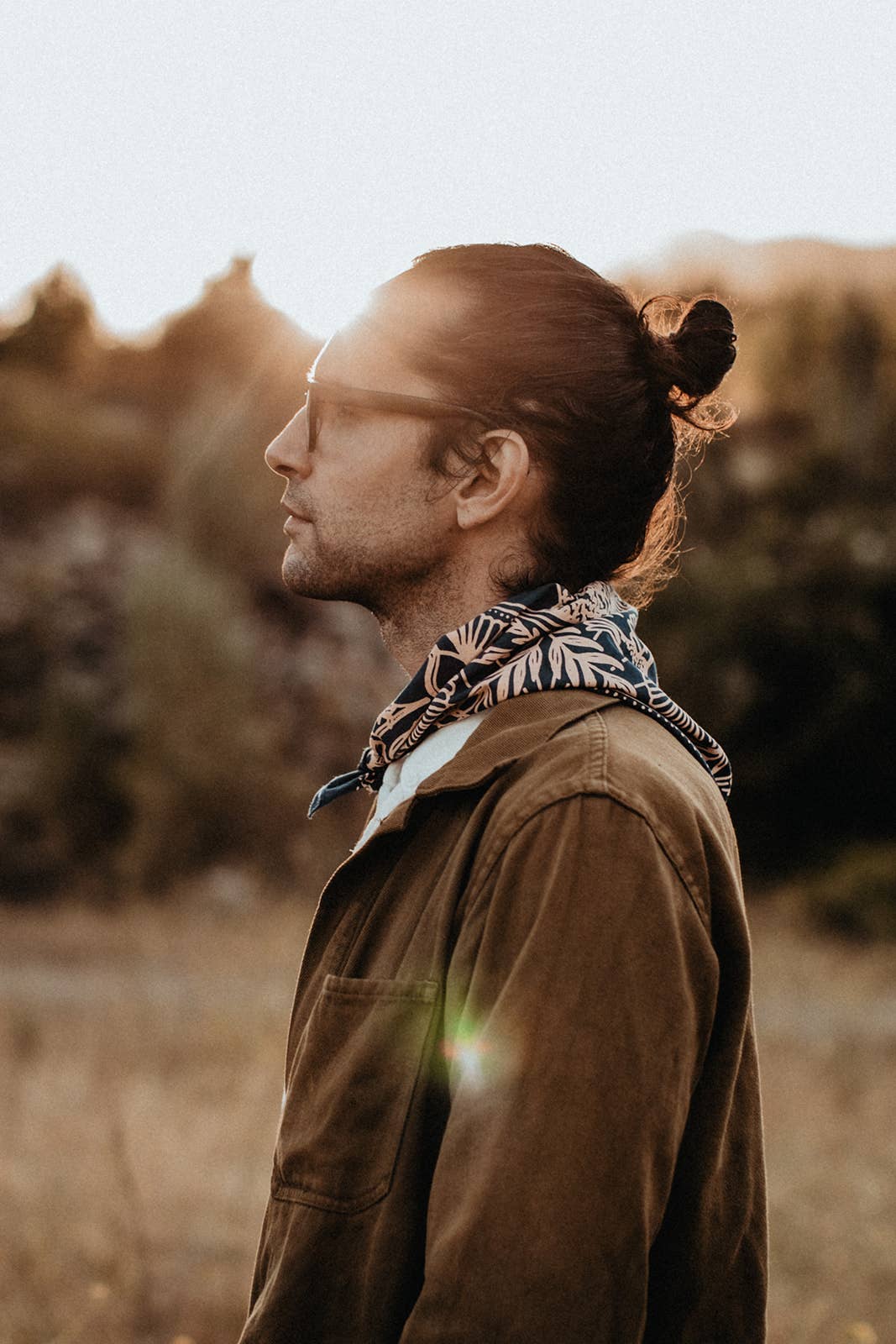 "Deep In Nature" Organic Cotton Bandana (Ojai) - Wander Together Outfitters