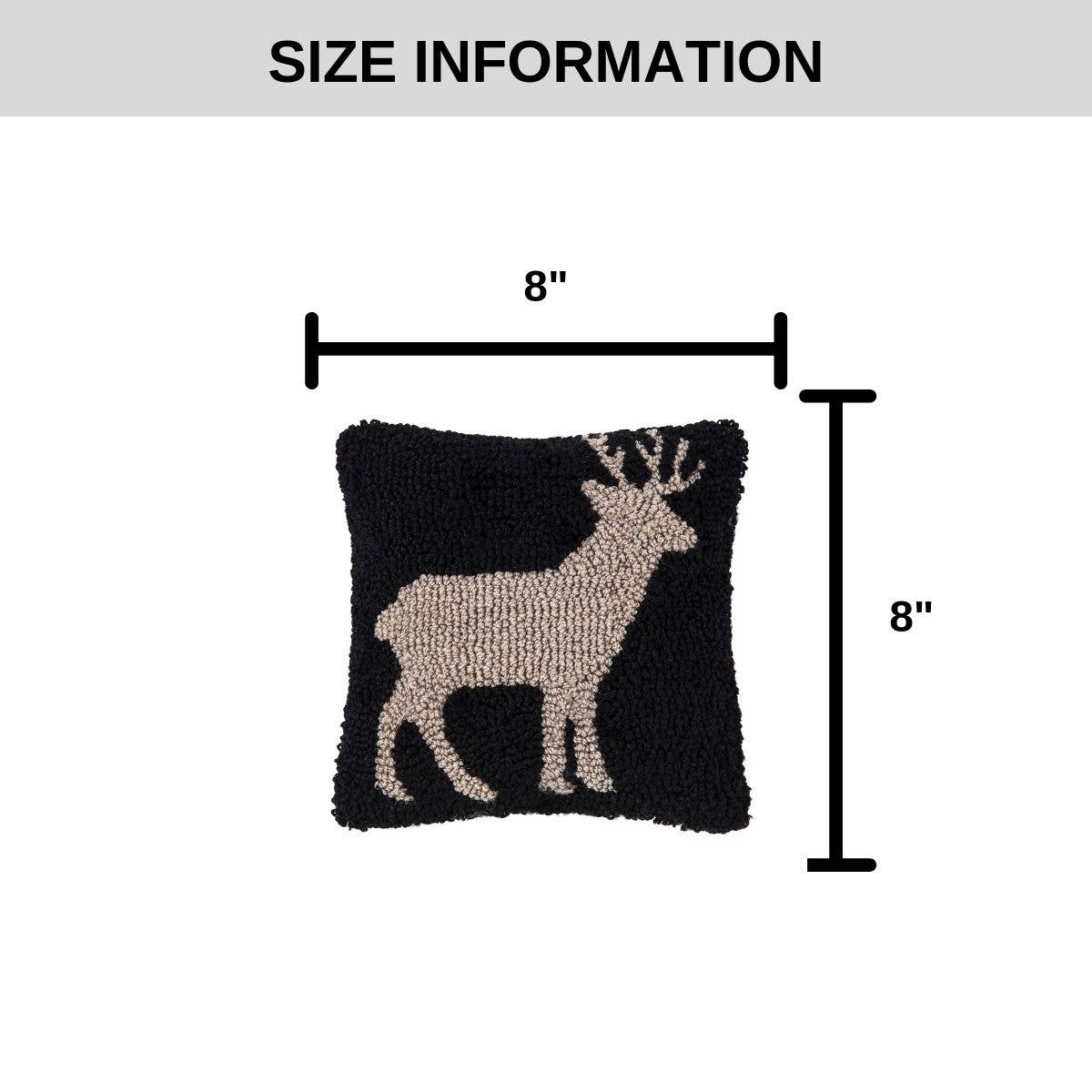 Deer Petite Cabin Pillow (CLEARANCE) - Wander Together Outfitters