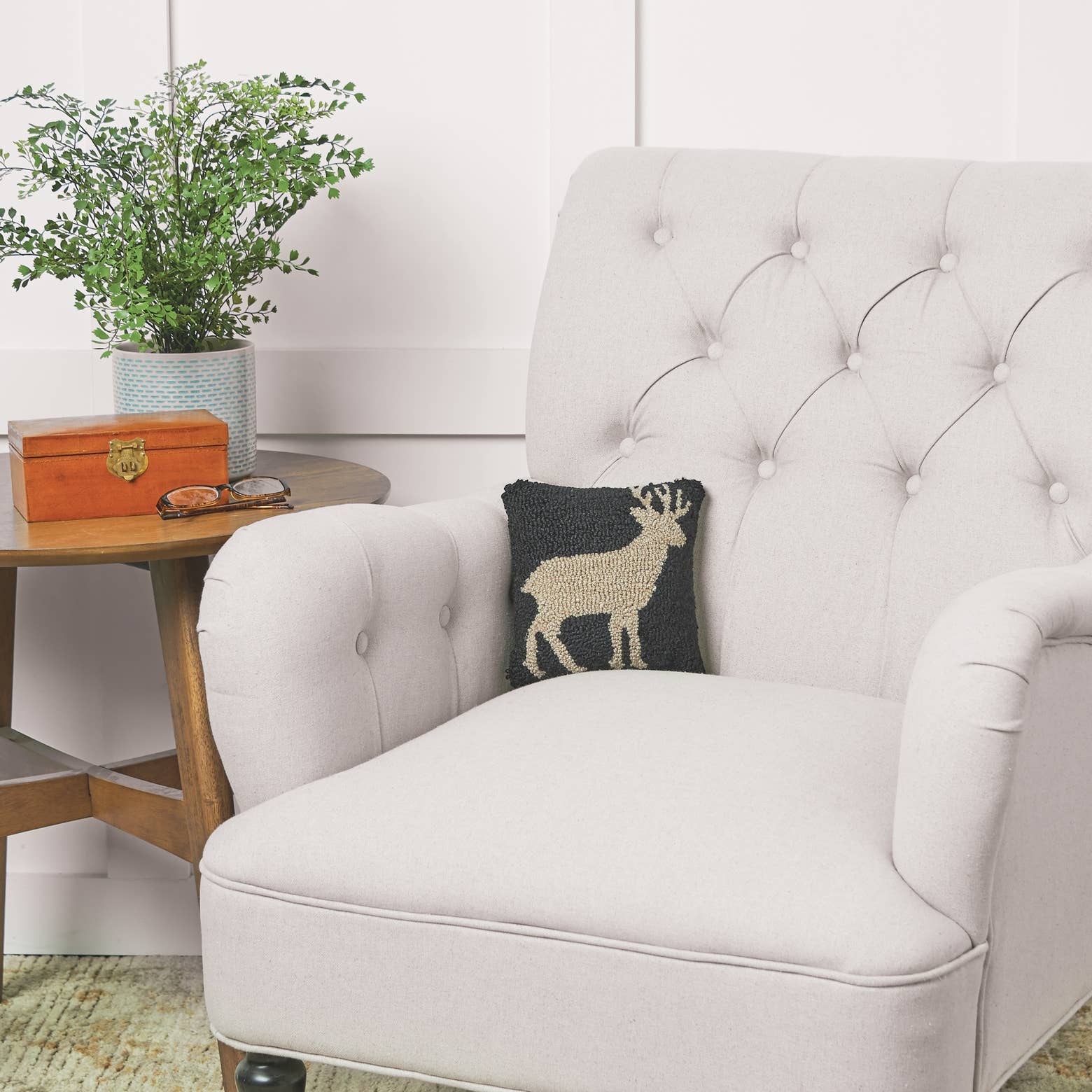 Deer Petite Cabin Pillow (CLEARANCE) - Wander Together Outfitters