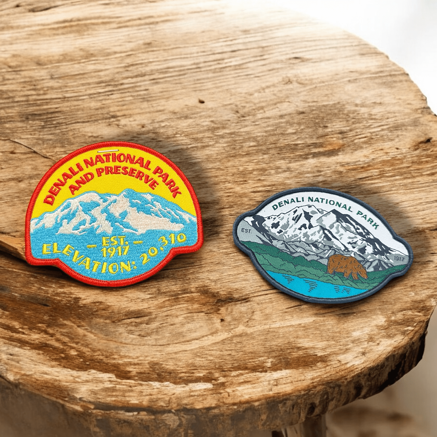 Denali National Park & Preserve Iron On Embroidered Patch - Wander Together Outfitters