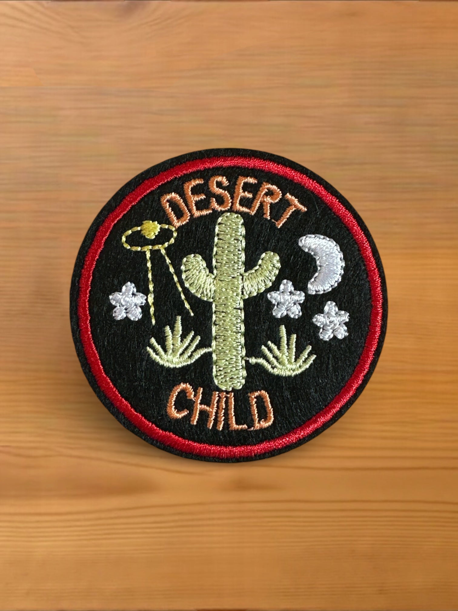 “Desert Child” (Black) Iron On Patch - Wander Together Outfitters