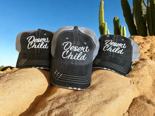 “Desert Child” Distressed Cap - Wander Together Outfitters
