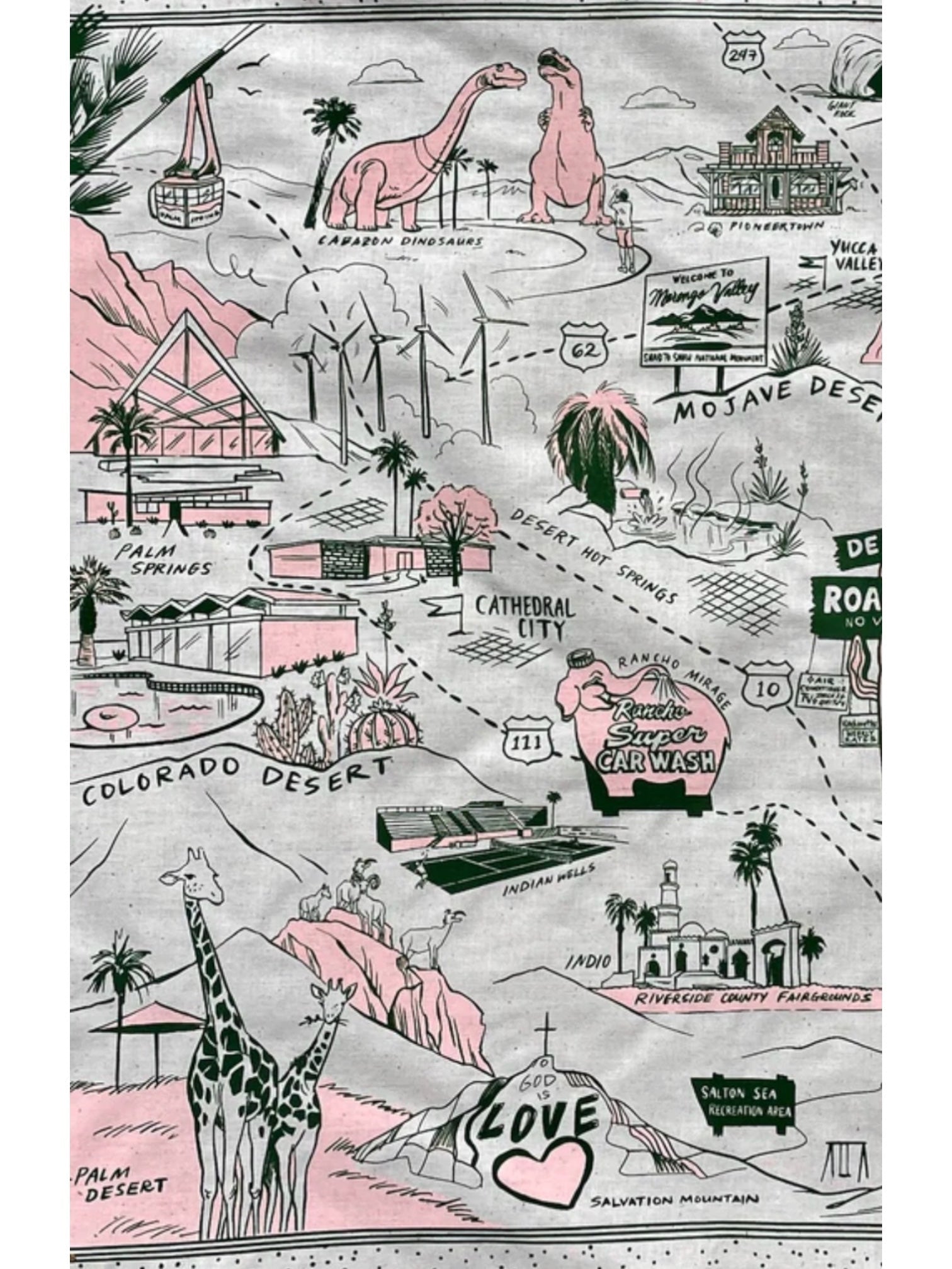 Desert Roadtrip Bandana Palm Springs, Joshua Tree, 29 Palms - Wander Together Outfitters