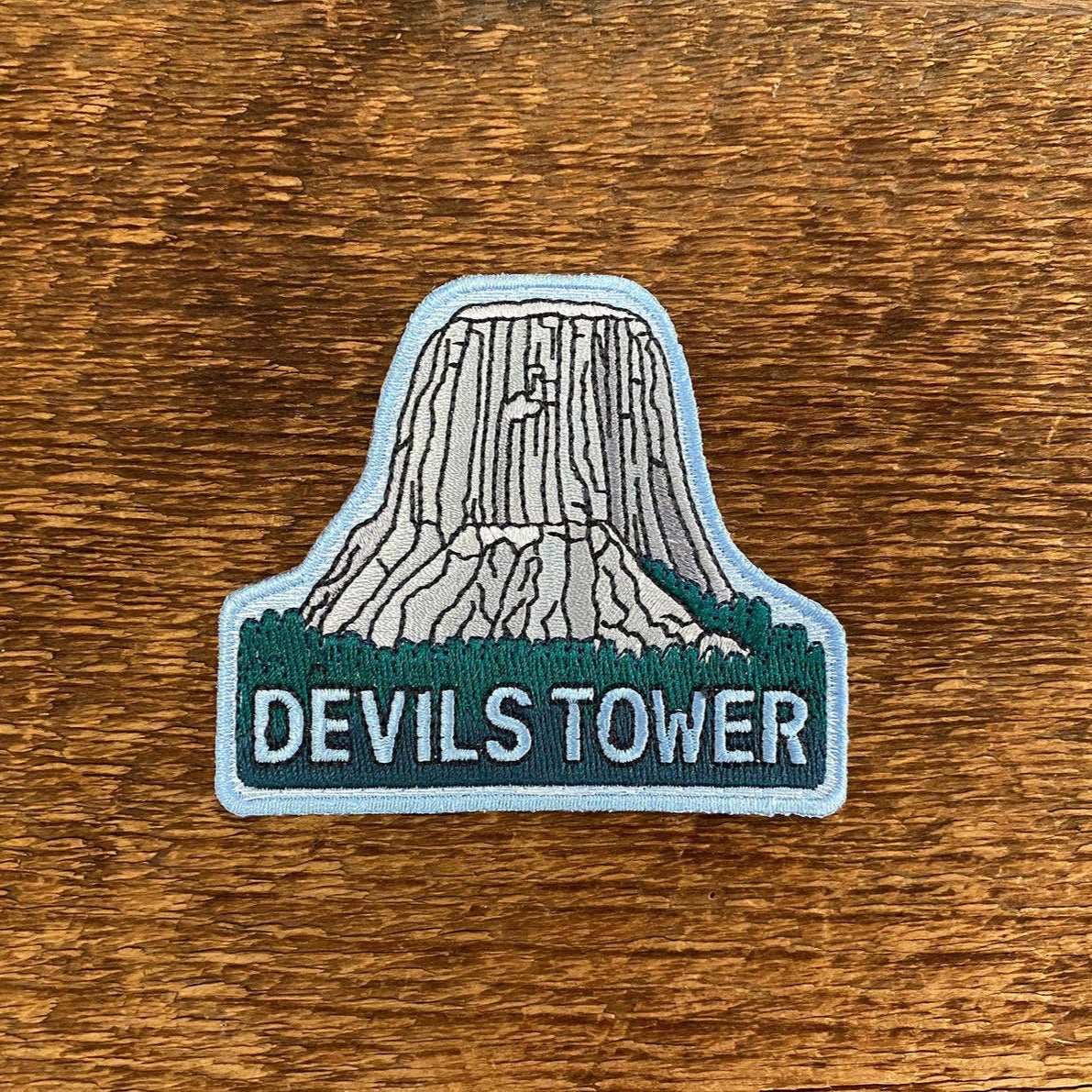 Devils Tower Embroidered Iron On Patch - Wander Together Outfitters