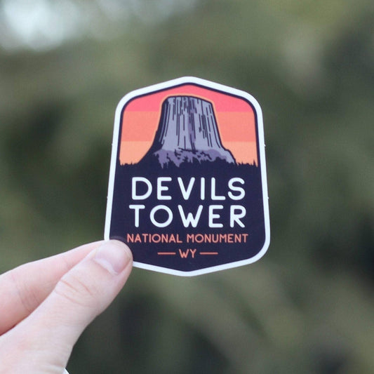 Devils Tower National Monument Vinyl Sticker - Wander Together Outfitters