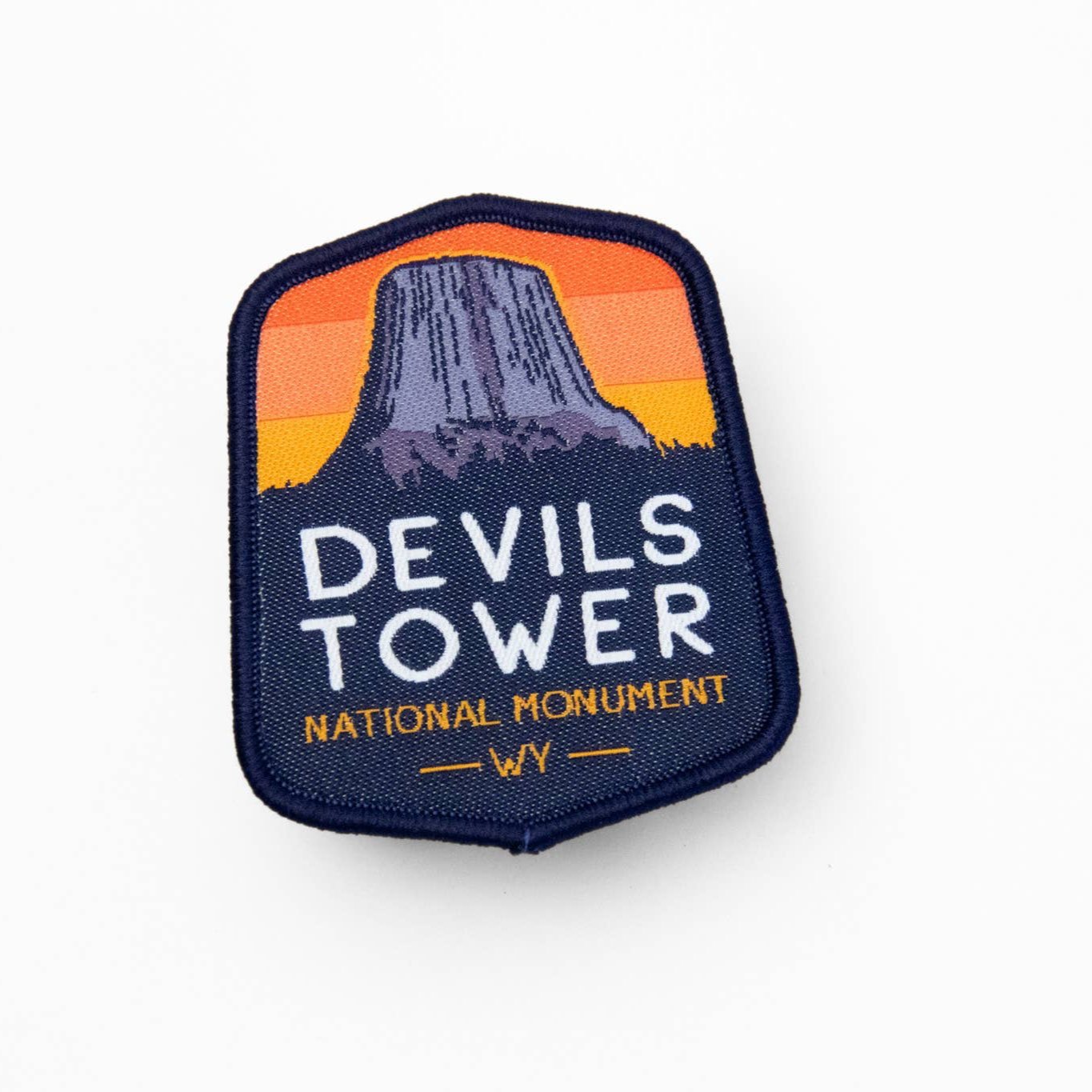 Devils Tower National Monument Woven Iron On Patch - Wander Together Outfitters