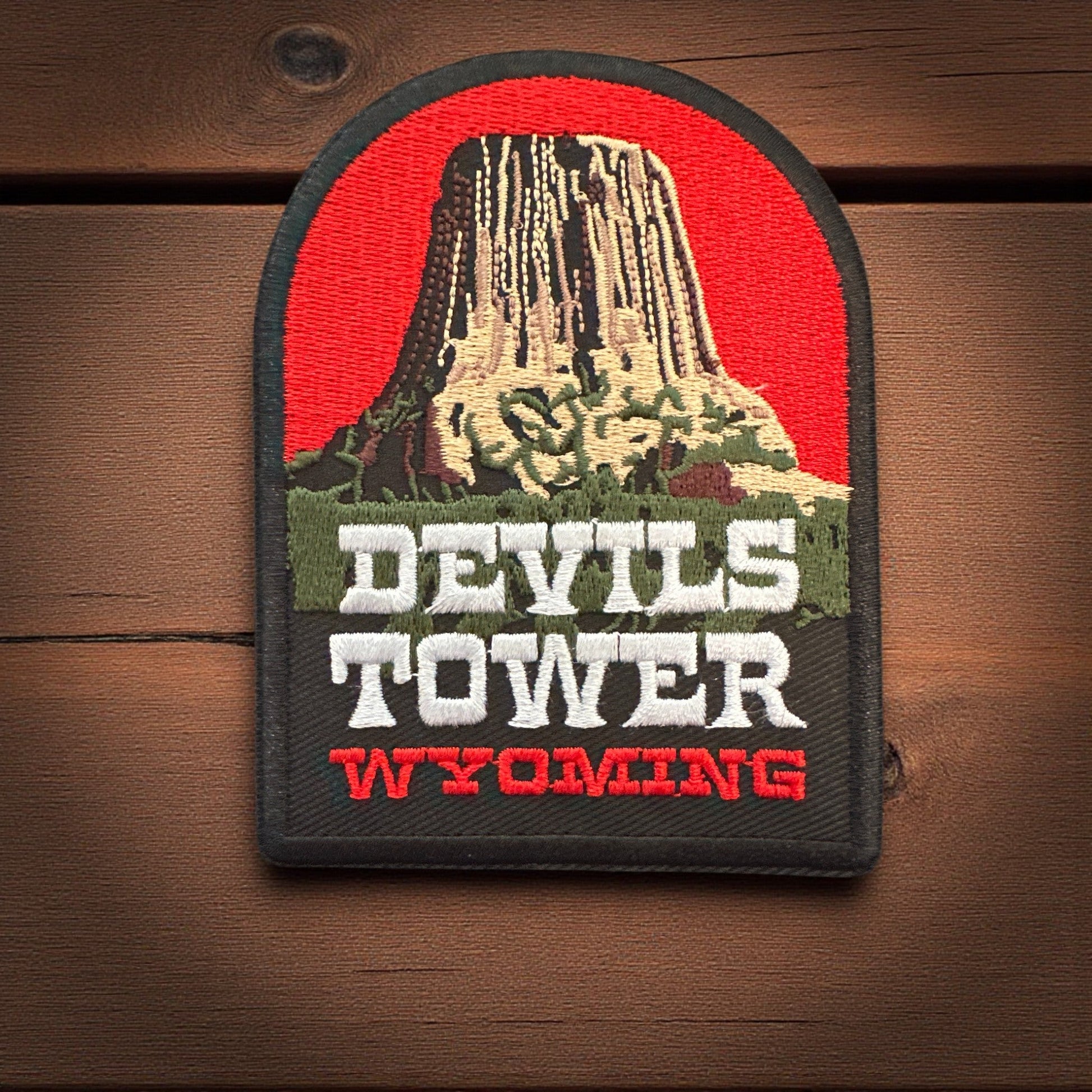 Devils Tower Wyoming Iron On Patch - Wander Together Outfitters
