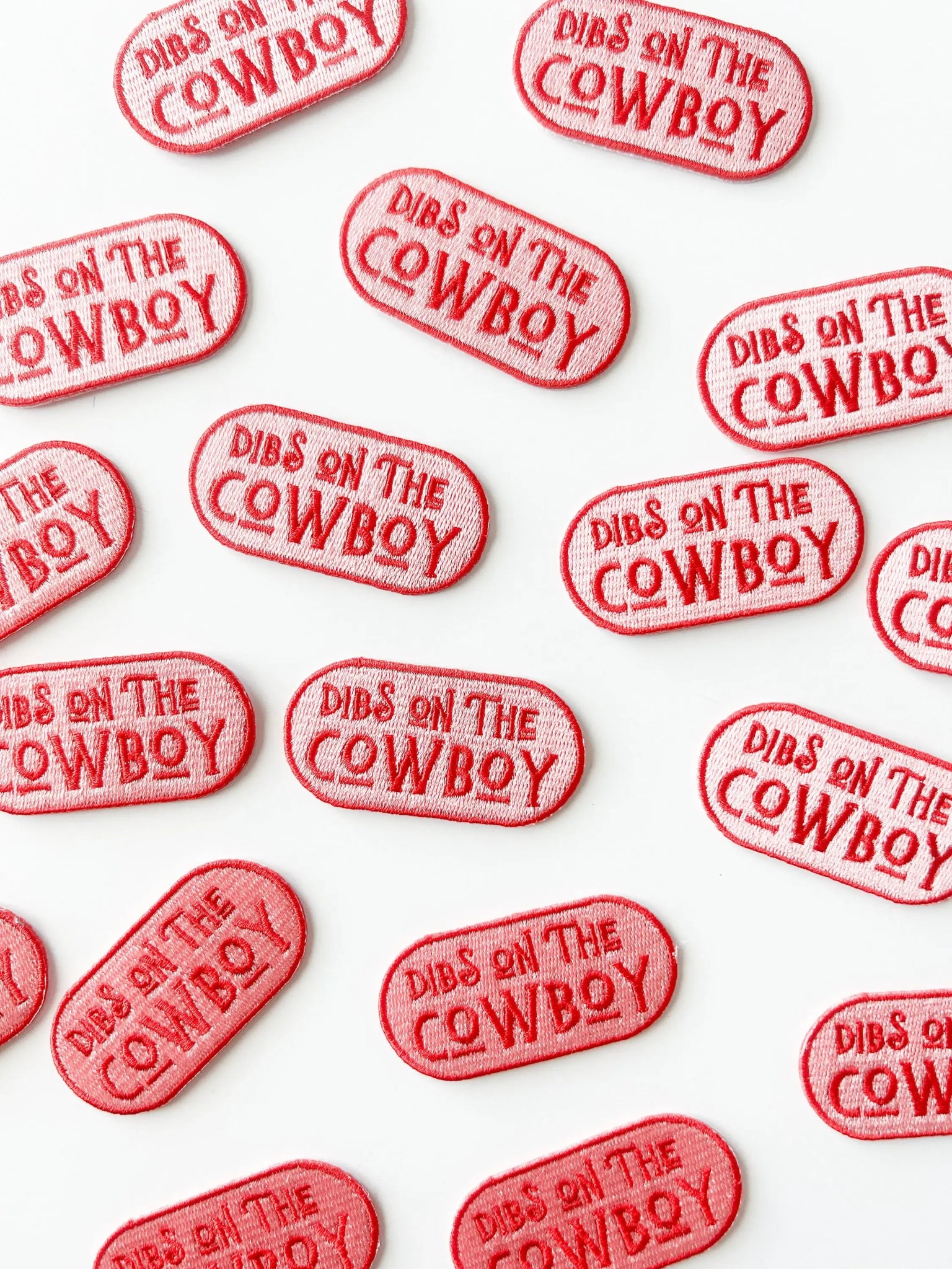 “Dibs on the Cowboy” Patch Embroidered Iron - On Patch - Wander Together Outfitters