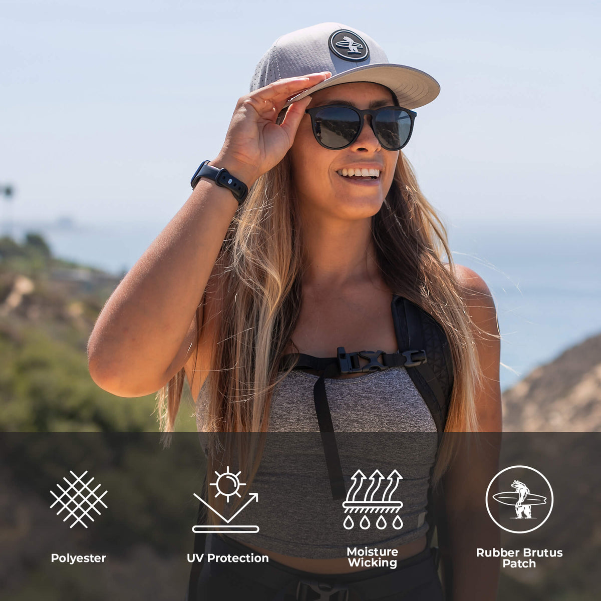 Diego Performance Snapback Hat - Wander Together Outfitters