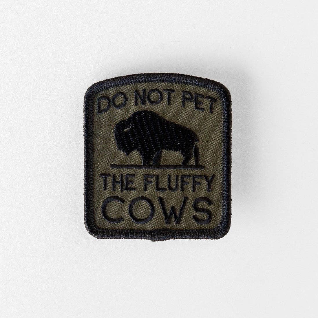 “Do Not Pet The Fluffy Cows” Iron On Embroidered Patches (New Styles) - Wander Together Outfitters