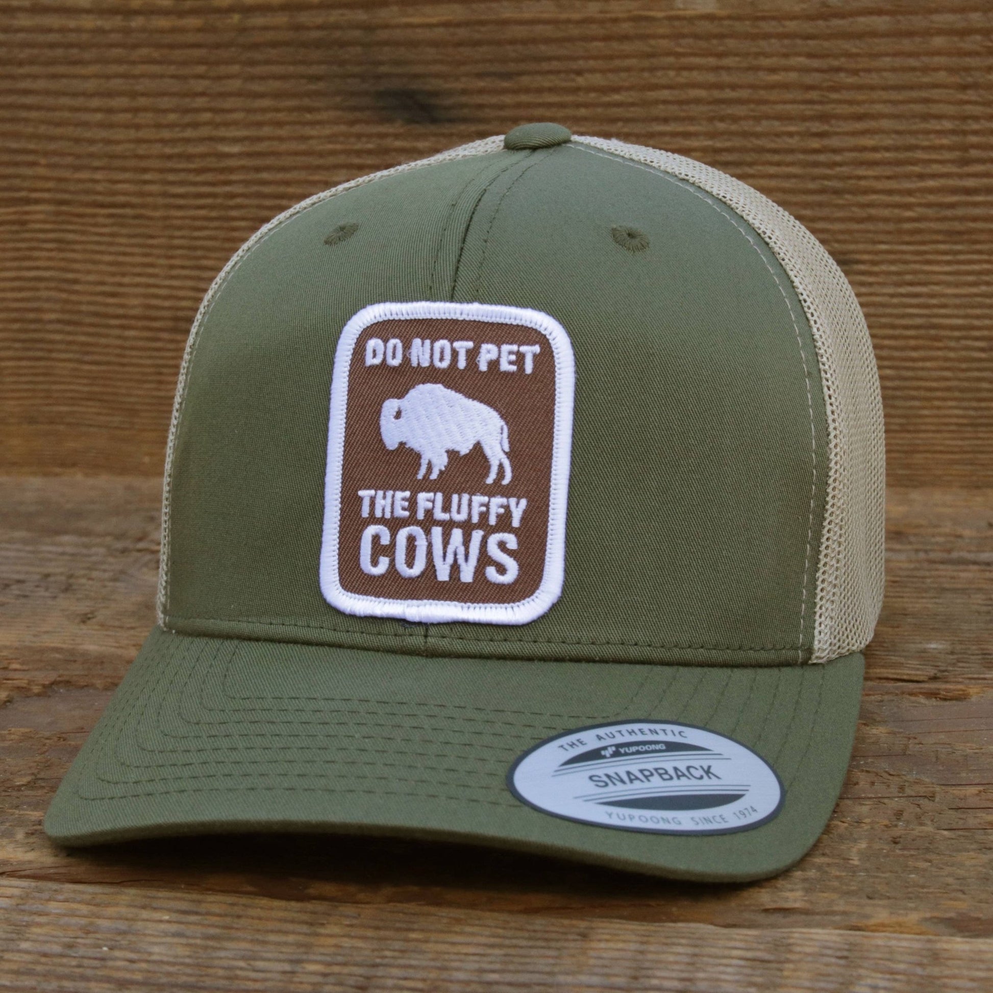 "Do Not Pet The Fluffy Cows" Trucker Cap (Wild Bison) SALE - Wander Together Outfitters