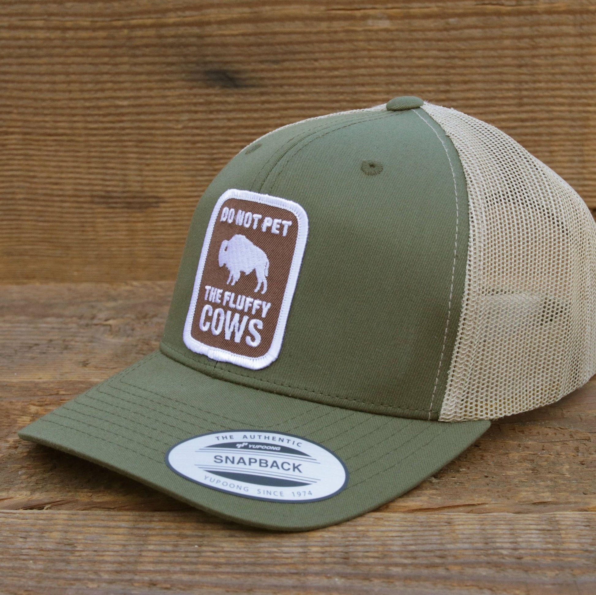 "Do Not Pet The Fluffy Cows" Trucker Cap (Wild Bison) SALE - Wander Together Outfitters