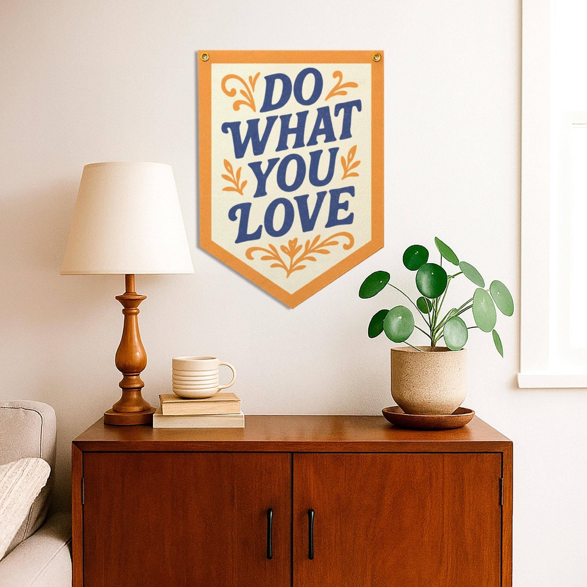 "Do What You Love" Felt Camp Flag - Wander Together Outfitters