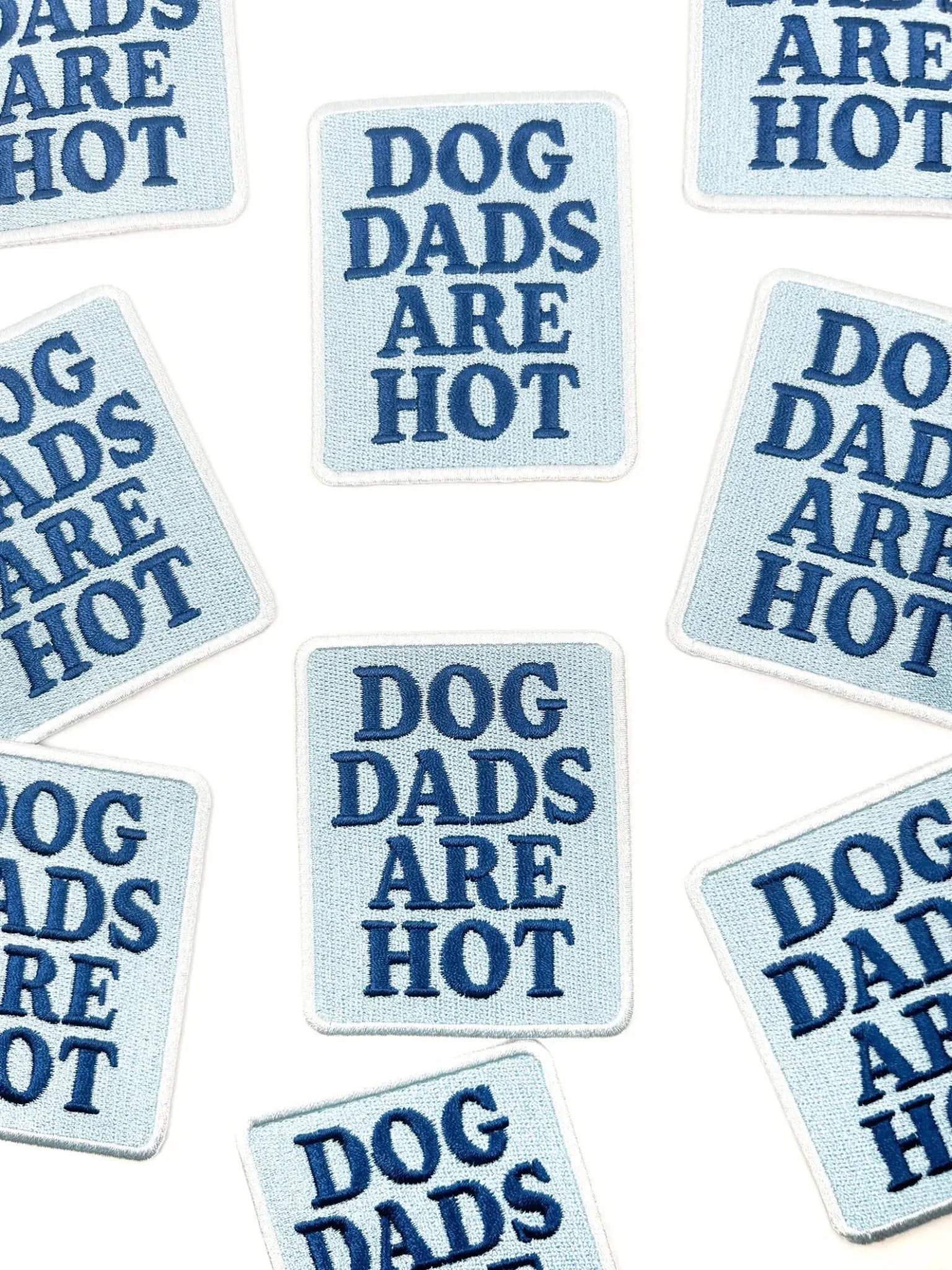"Dog Dads Are Hot" Iron On Patch - Wander Together Outfitters
