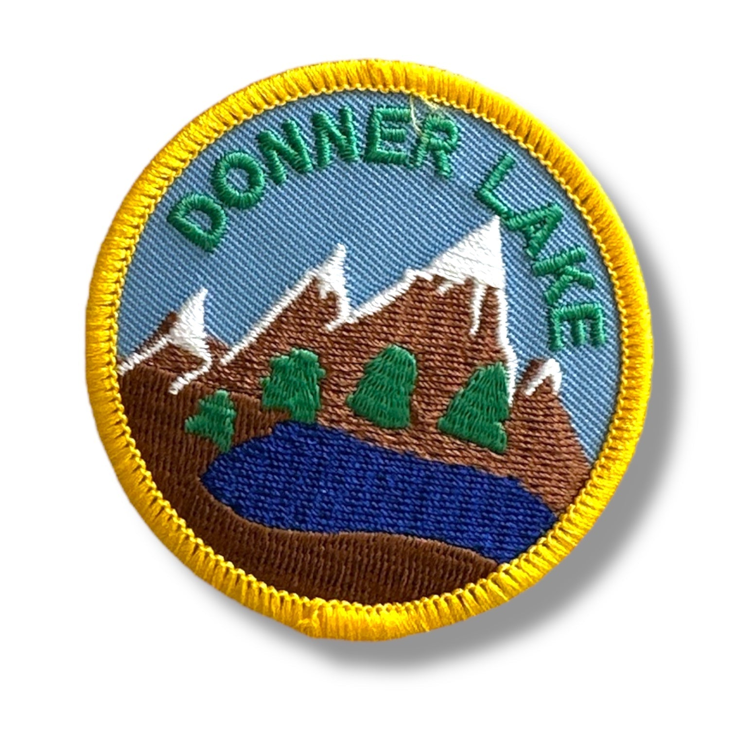 Donner Lake California Embroidered Iron On Patch - Wander Together Outfitters