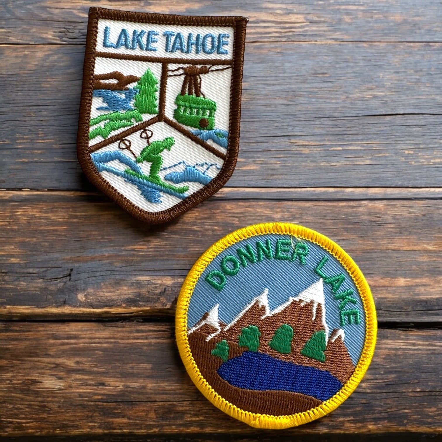 Donner Lake California Embroidered Iron On Patch - Wander Together Outfitters