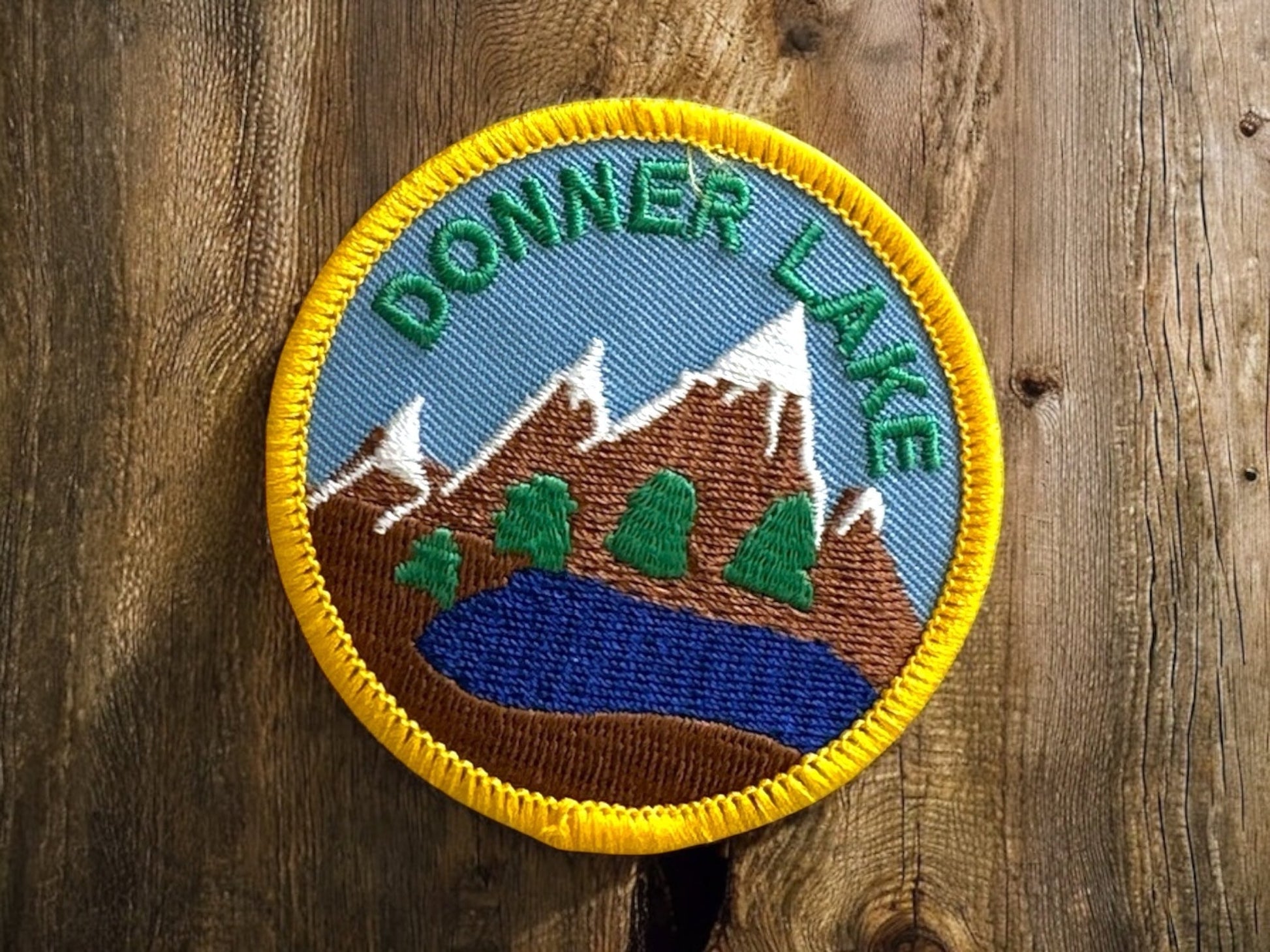 Donner Lake California Embroidered Iron On Patch - Wander Together Outfitters