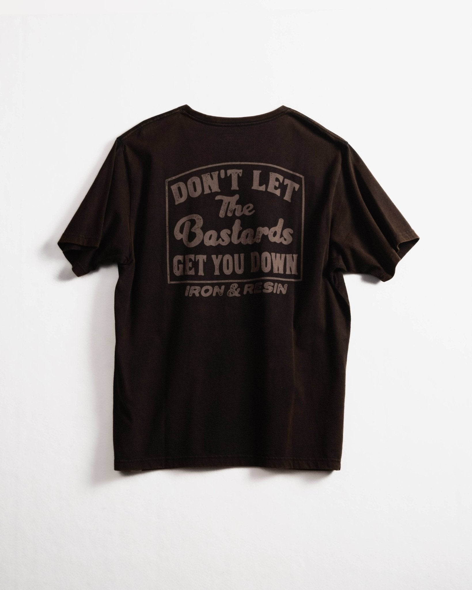 'Don't Let The Bastards Get You Down' Badge Tee - Wander Together Outfitters