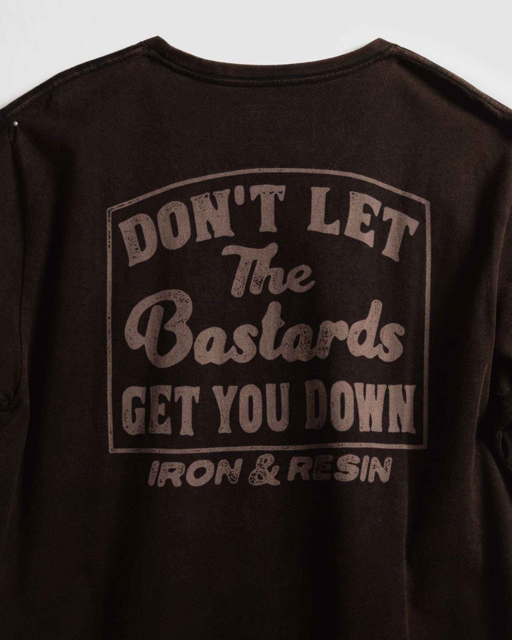 'Don't Let The Bastards Get You Down' Badge Tee - Wander Together Outfitters