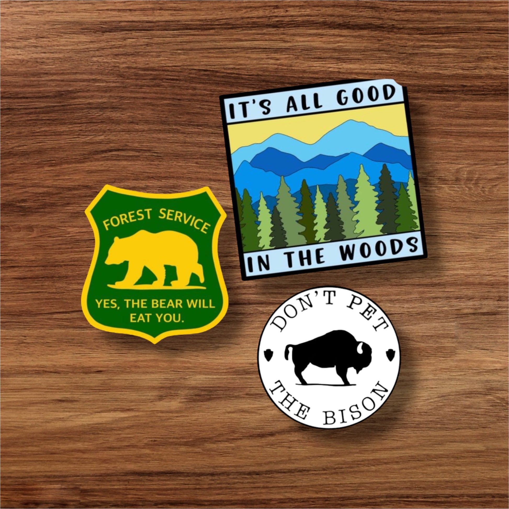 "Don't Pet The Bison" Sticker Decal - Wander Together Outfitters