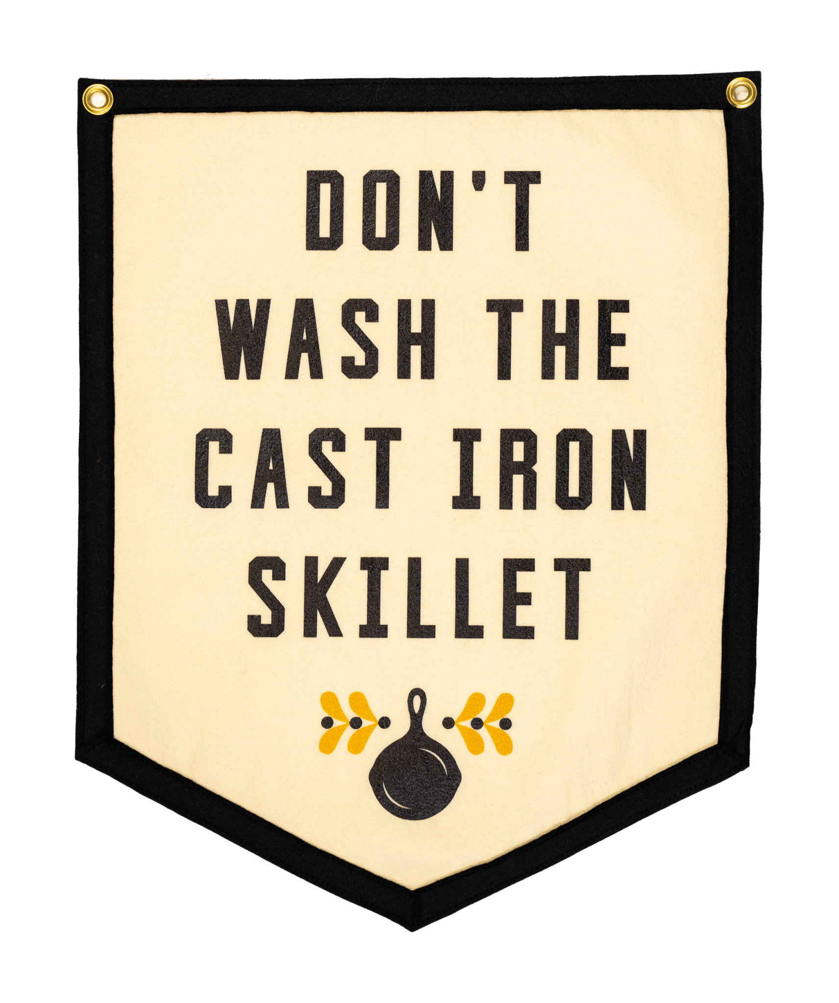 Don't Wash The Cast Iron Skillet Camp Flag - Wander Together Outfitters