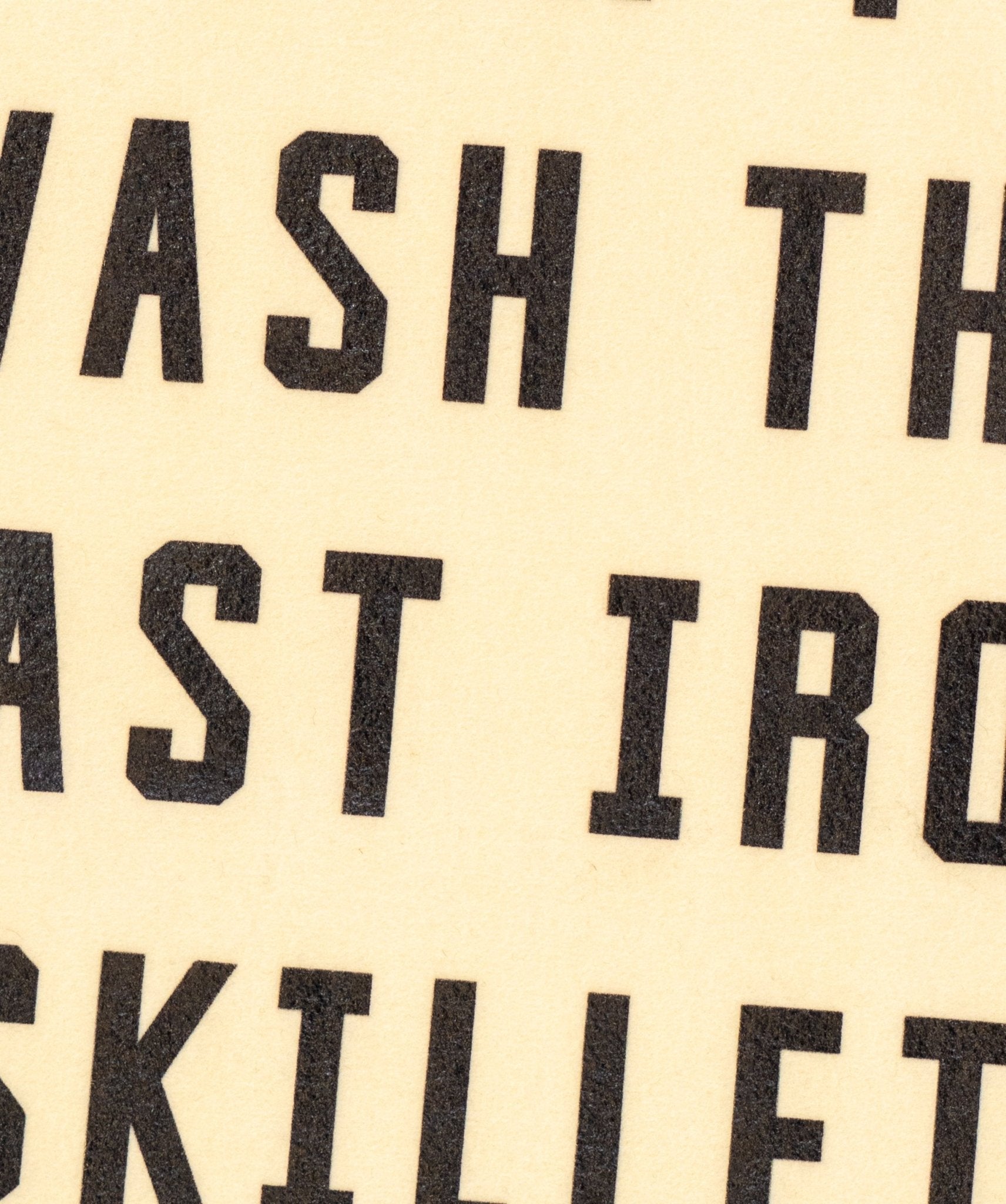 Don't Wash The Cast Iron Skillet Camp Flag - Wander Together Outfitters