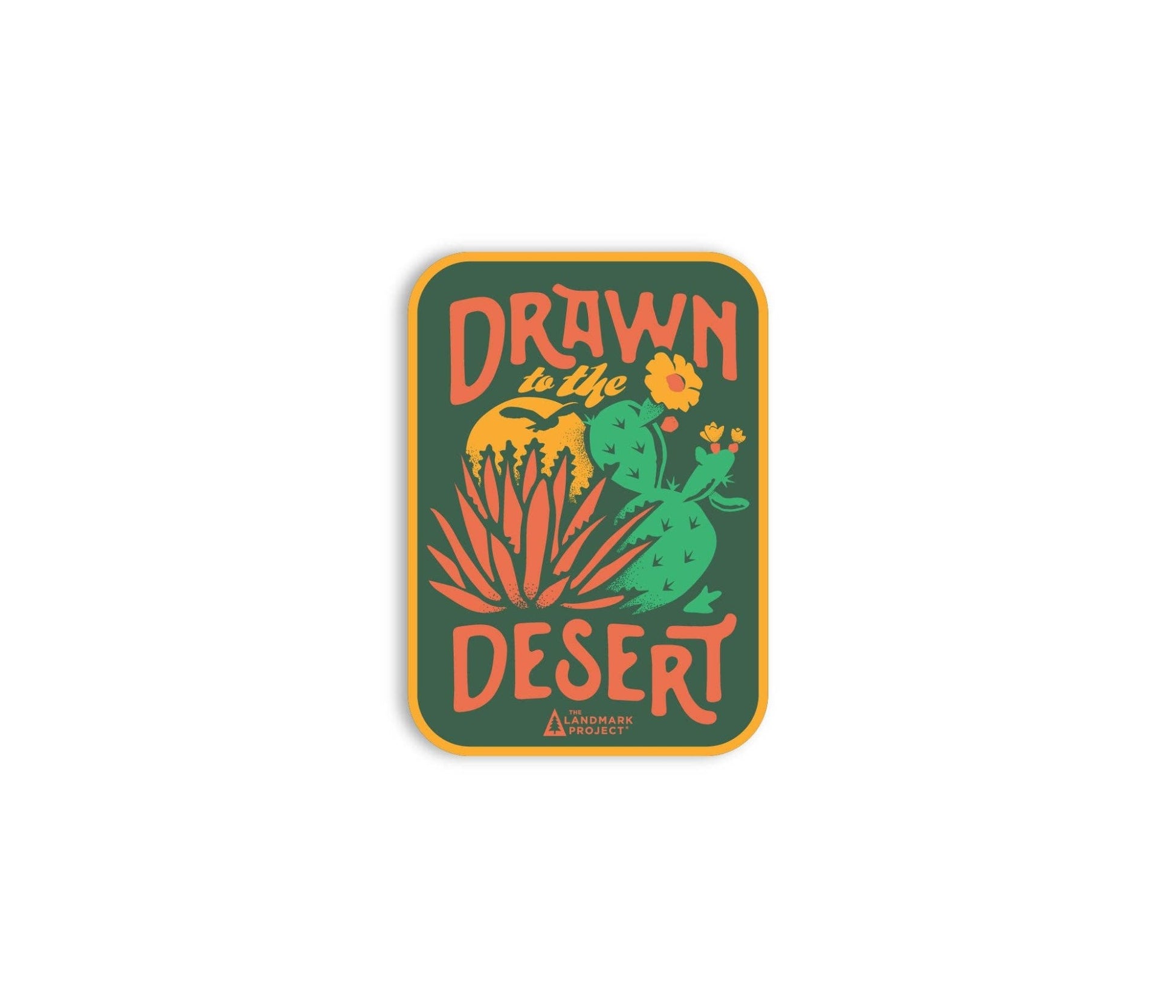 "Drawn to the Desert" Vinyl Sticker - Wander Together Outfitters