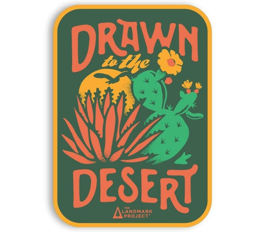 "Drawn to the Desert" Vinyl Sticker - Wander Together Outfitters