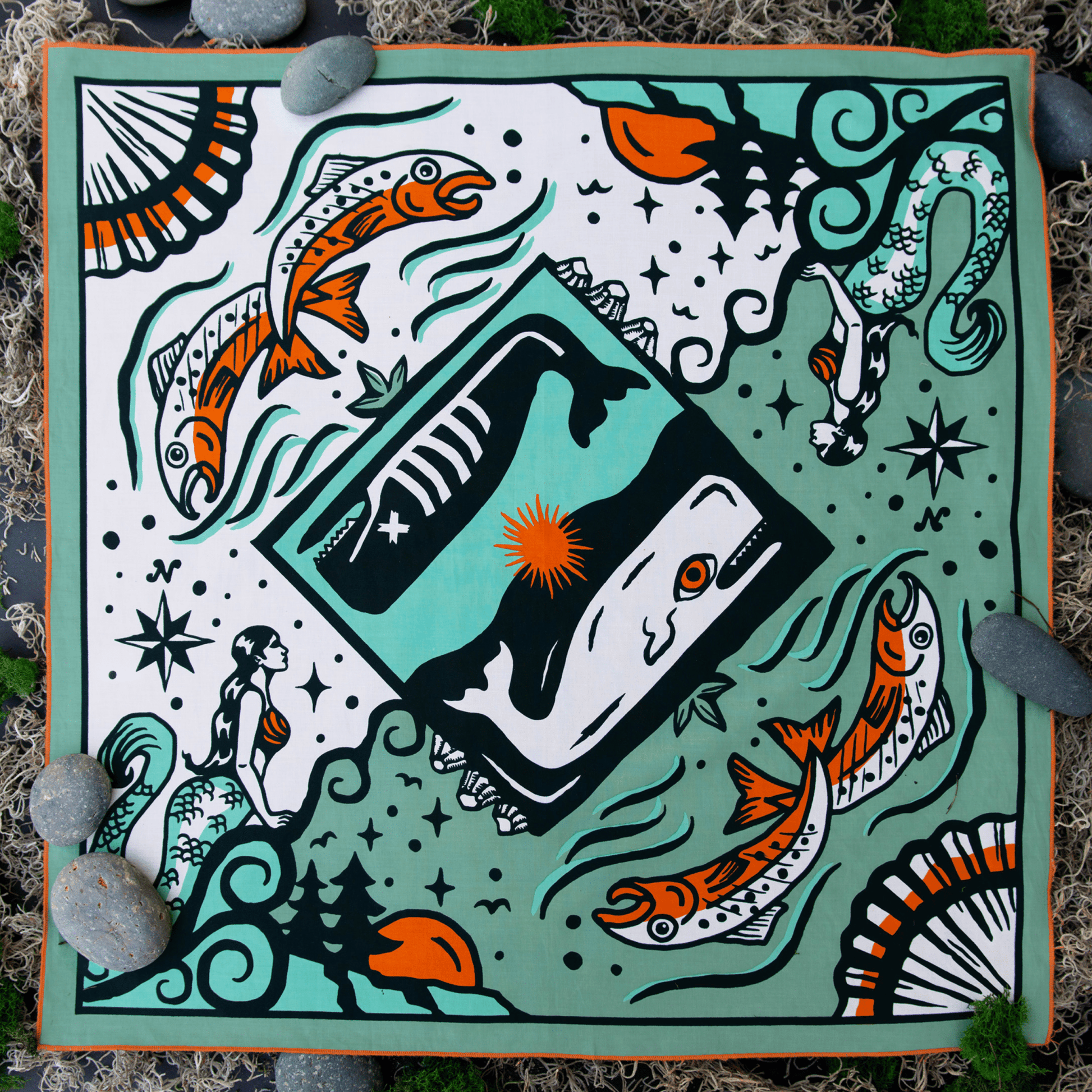 "Due North" Bandana - Wander Together Outfitters