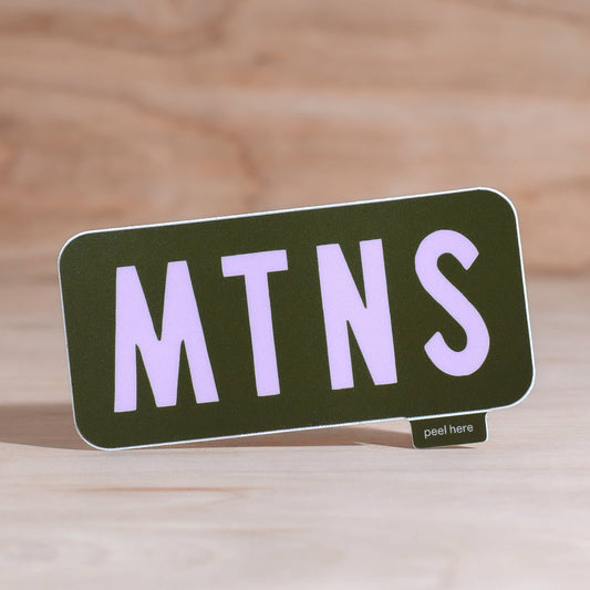 "MTNS" Vinyl Sticker