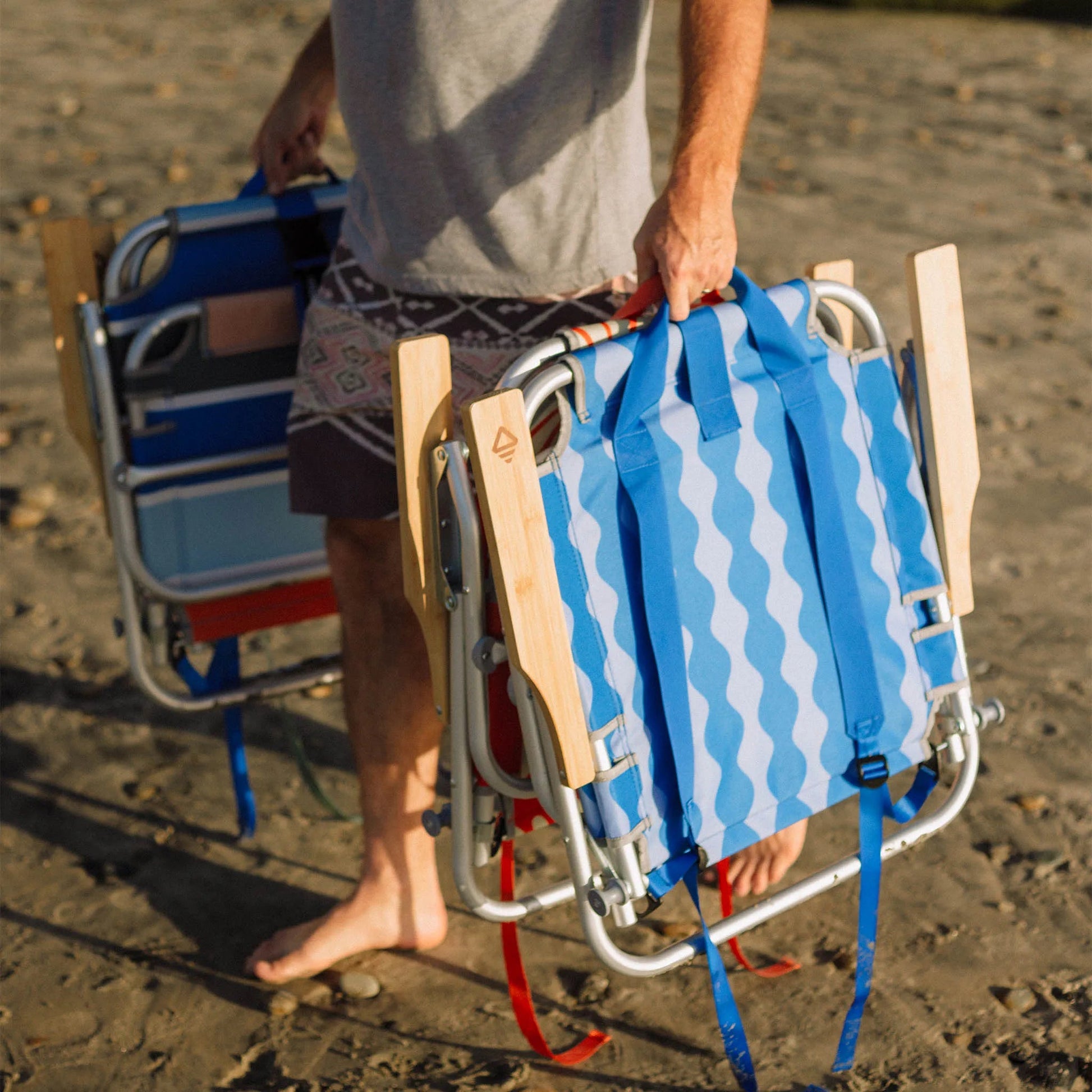 Easy Chair: Slack Tide Coastal Blue - Wander Together Outfitters