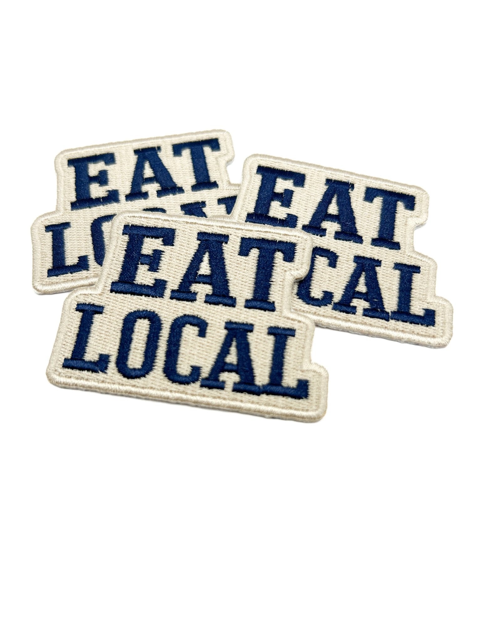 Eat Local Embroidered Patch - Wander Together Outfitters