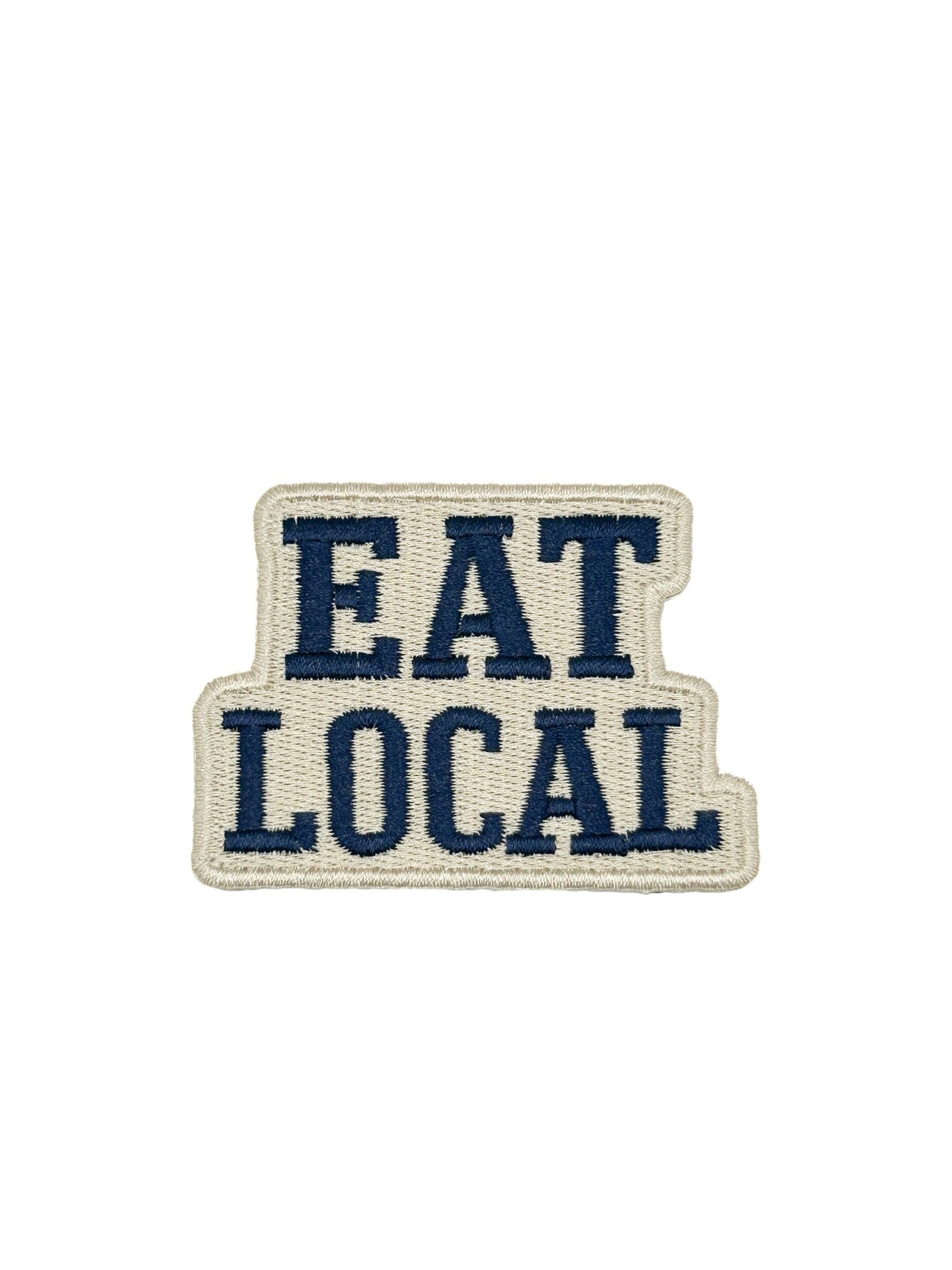 Eat Local Embroidered Patch - Wander Together Outfitters