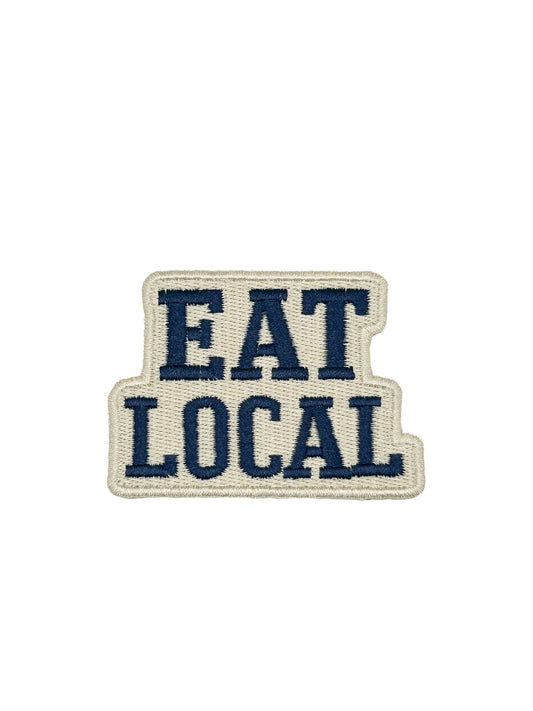 Eat Local Embroidered Patch - Wander Together Outfitters
