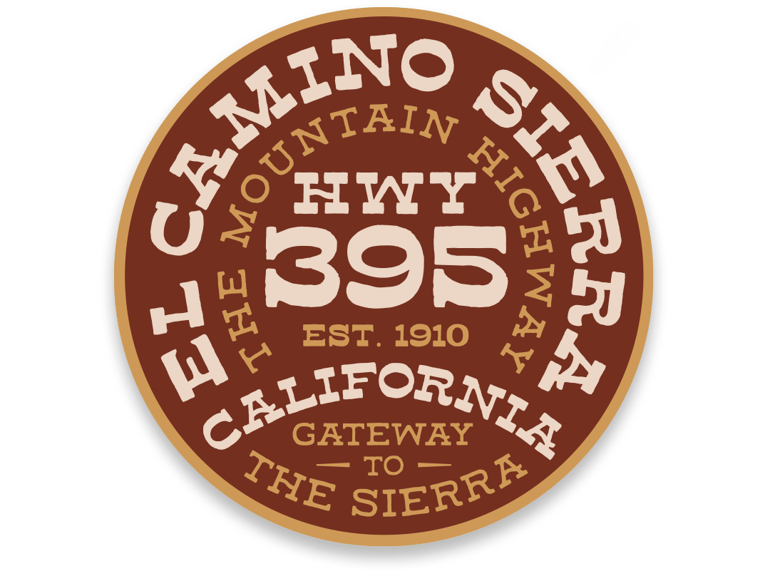 "El Camino Sierra, Highway 395" Vinyl Sticker - Wander Together Outfitters