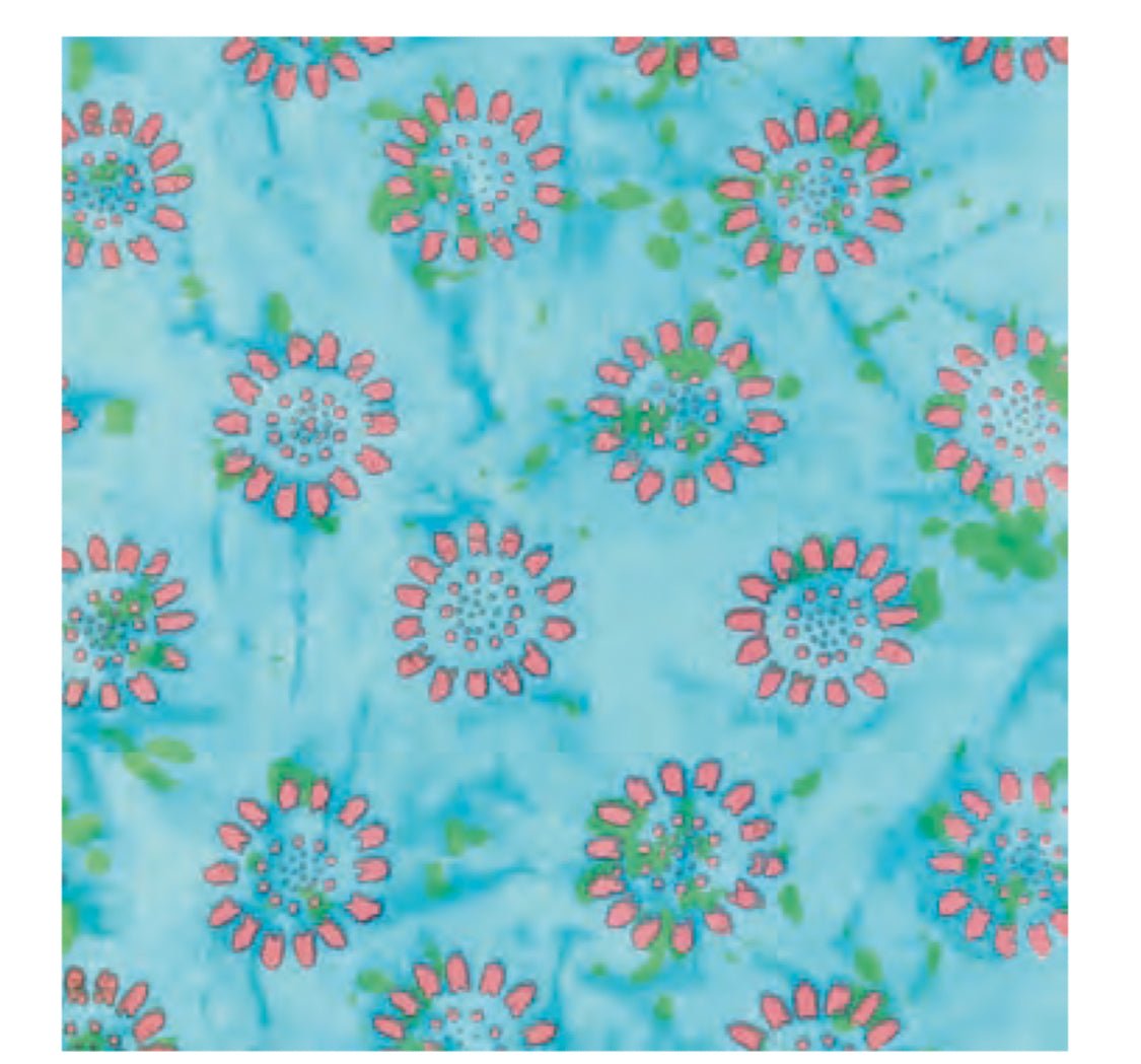 Emerald Batik Oversized Bandana - Wander Together Outfitters