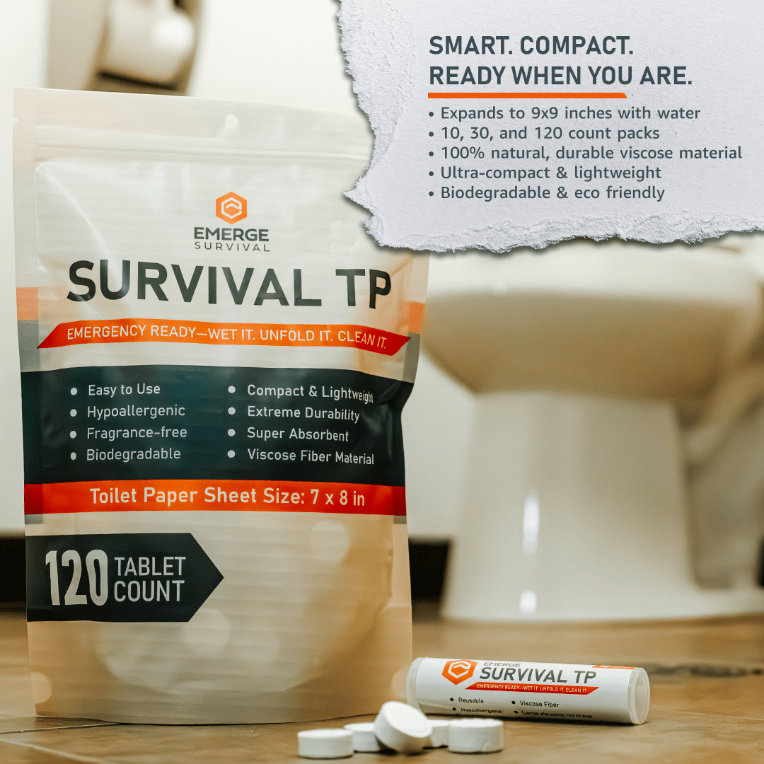 Emerge Survival Toilet Paper - Wander Together Outfitters