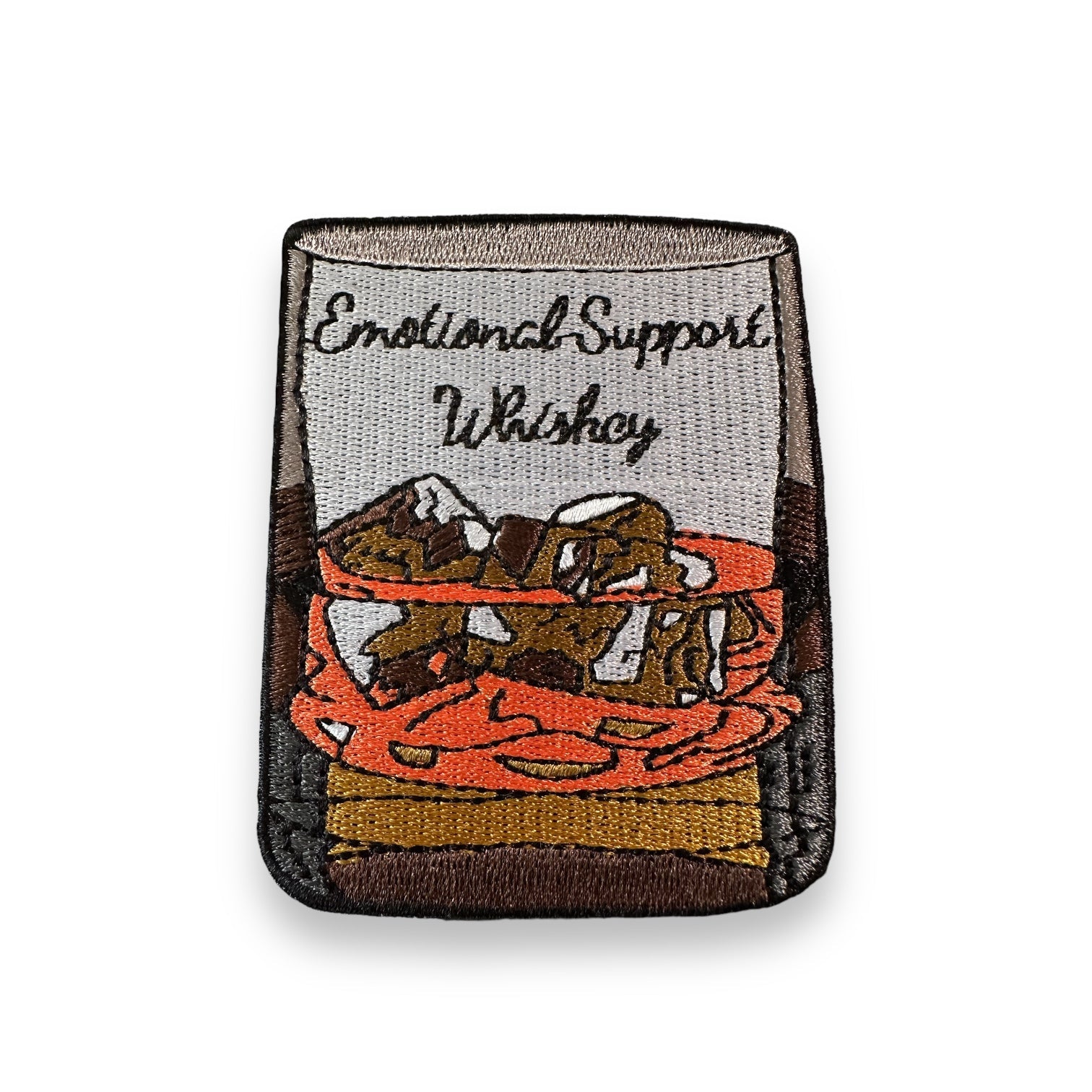 “Emotional Support Whiskey” Iron On Patch - Wander Together Outfitters