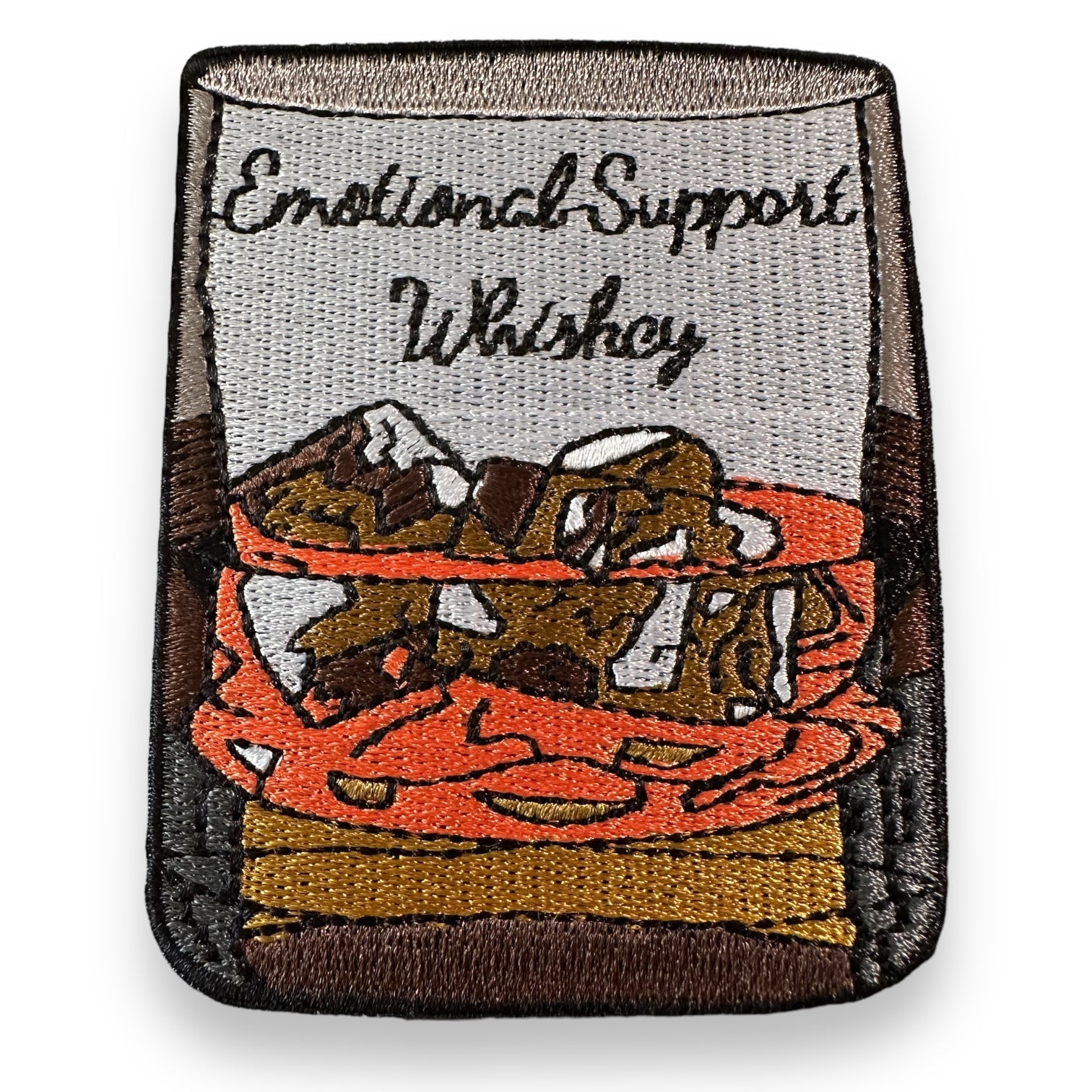 “Emotional Support Whiskey” Iron On Patch - Wander Together Outfitters