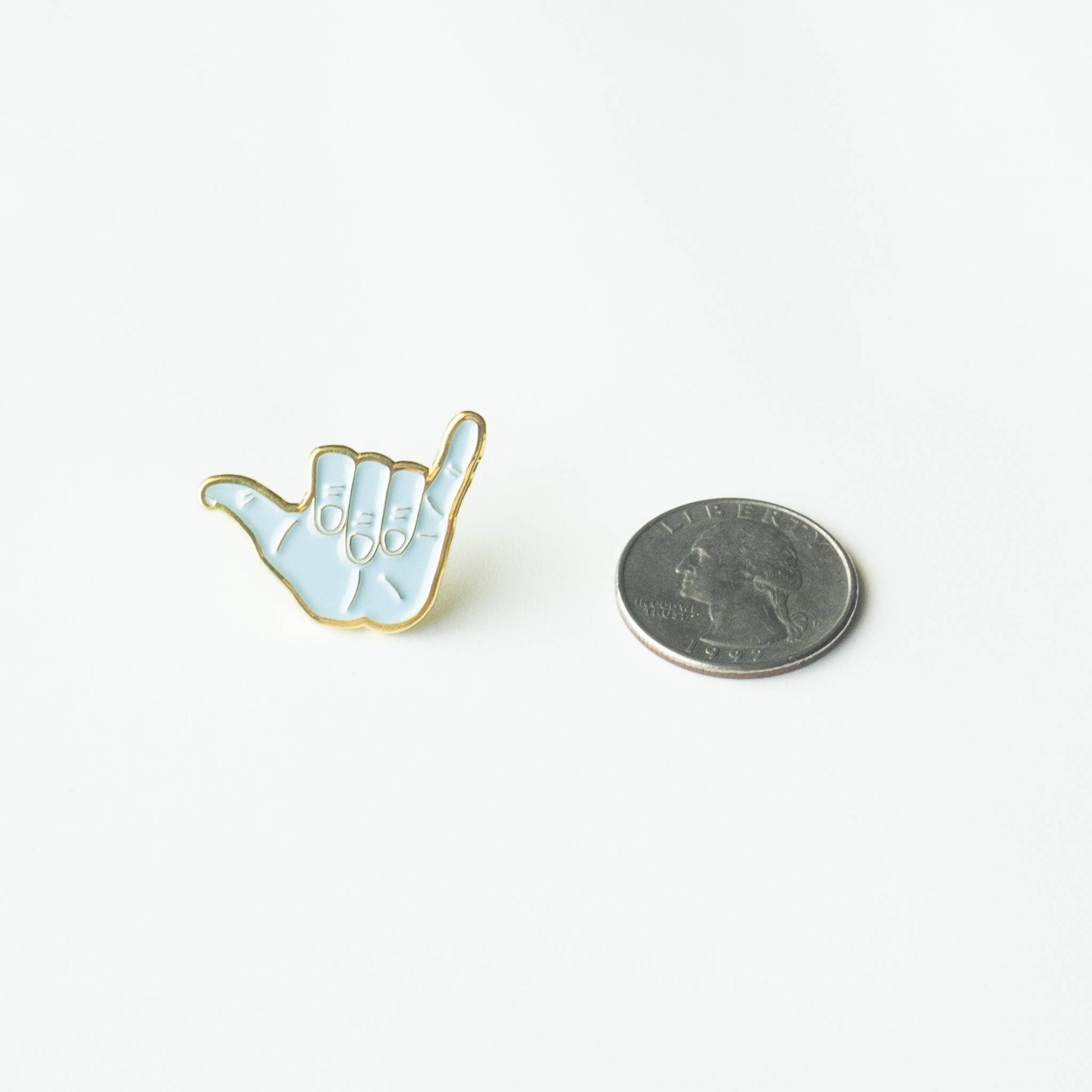 Enamel Pin - Hang Loose Hand - Shaka - Wander Together Outfitters