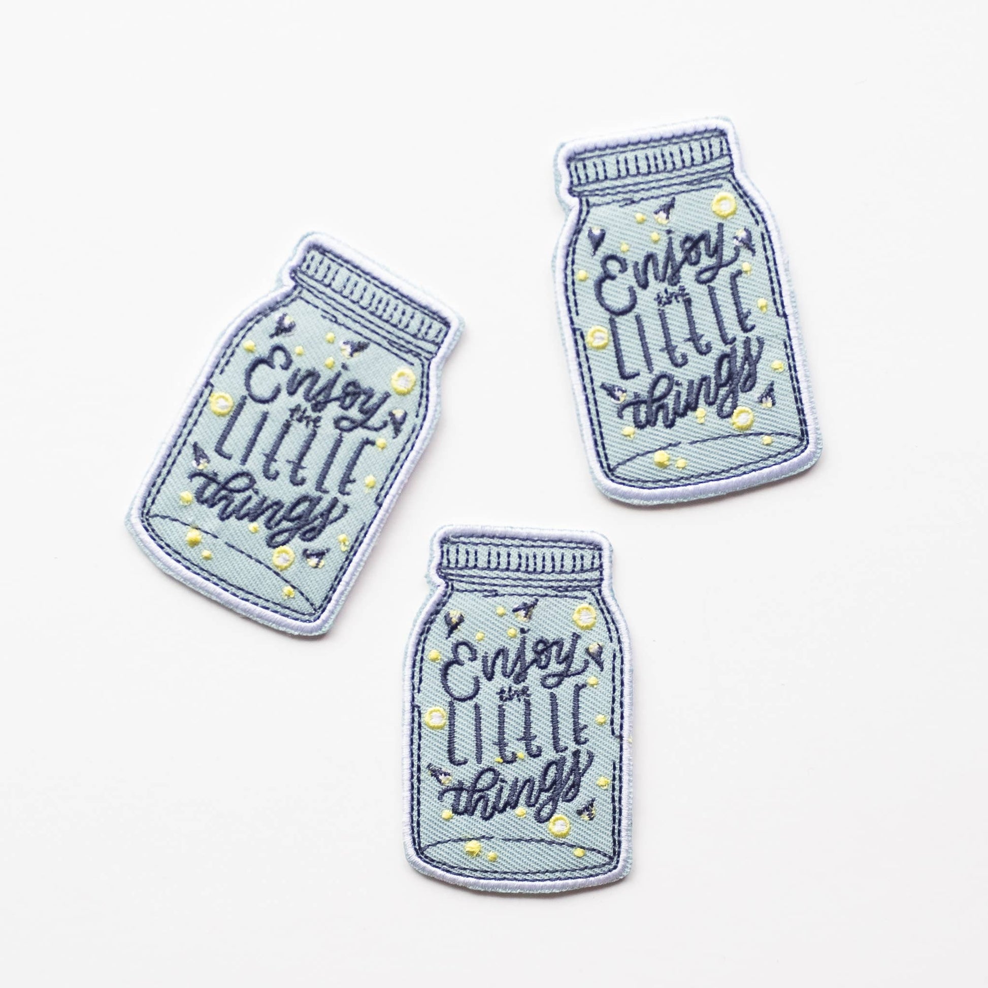 “Enjoy the Little Things”Embroidered Iron on Patch - Wander Together Outfitters